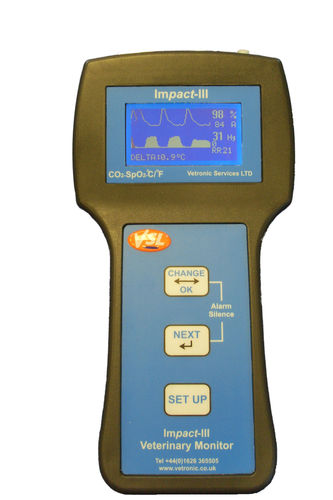便携式病人监护仪 - IMPACT III - Vetronic Services - SpO2 / 温度 / ETCO2