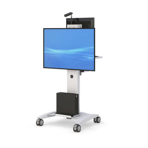 高度可调节医用设备支架 - XLCD PLASMA CART - AFC Industries - 用于监测仪 / 医用 / 移动式