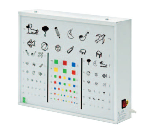 背光视力检查表 - NO.15.000A, NO.15.000N - Orla Equipamientos Clínicos