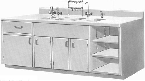 医用柜 - Base  - Continental Metal Products - 带门 / 带抽屉 / 带水槽