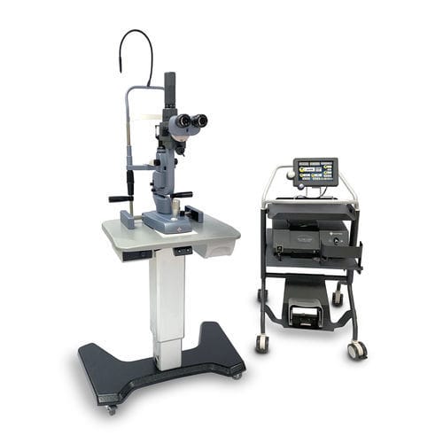 视网膜光凝术激光仪 - LIGHTLas 577 Integrated System  - LIGHTMED Corporation/睐特美 - 用于小梁形成术 / 晶质 / 台面式