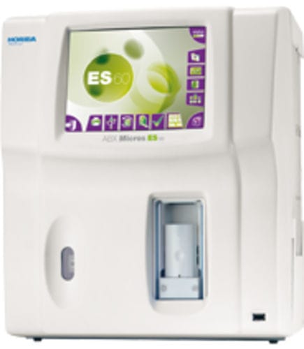 自动血细胞分析仪 - ABX Micros ES 60 - HORIBA/厚利巴 - 紧凑型 / 18 参数式 / 3部分
