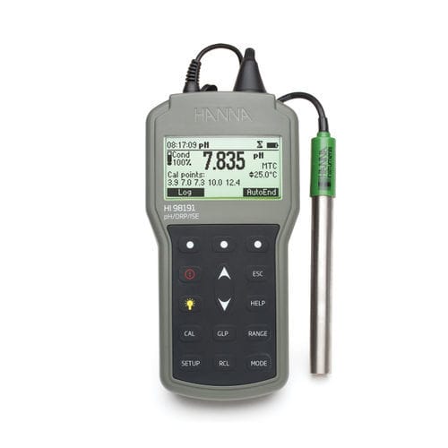 实验室pH计 - HI98191 - HANNA Instruments - 便携式 / 密封