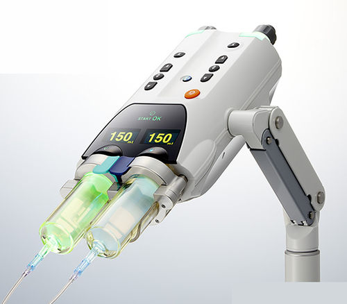 荧光检查造影剂注射器 - PRESS DUO elite - Nemoto - 双室式
