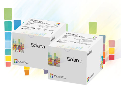 呼吸道疾病快速诊断套装 - SOLANA™ - Quidel - 甲型流感 / 乙型流感 / 呼吸道融合病毒