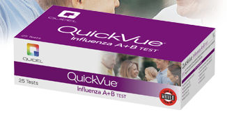 流感快速诊断检测 - QuickVue® - Quidel - 甲型流感 / 乙型流感 / 鼻部