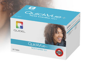妊娠快速诊断检测 - QuickVue+® - Quidel - hCG / 尿液 / 血清