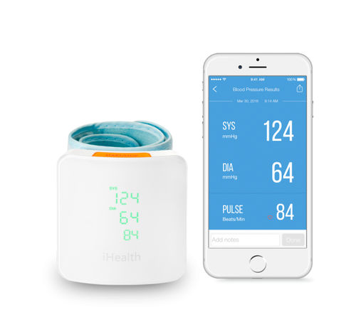 自动电子血压计 - iHealth View BP7S - iHealth - 腕部 / 无线网络型 / 适配iOS系统