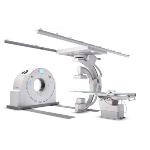 数字荧光透视系统 - Alphenix 4D CT - Canon Medical System U.S.A/佳能 - 多功能放射照相 / 天花板悬挂式C形臂