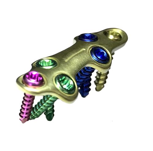 跖趾关节关节固定板 - HJ-VA-LOC 02 - Health-Joy Medical - 远侧 / 侧面 / 中间