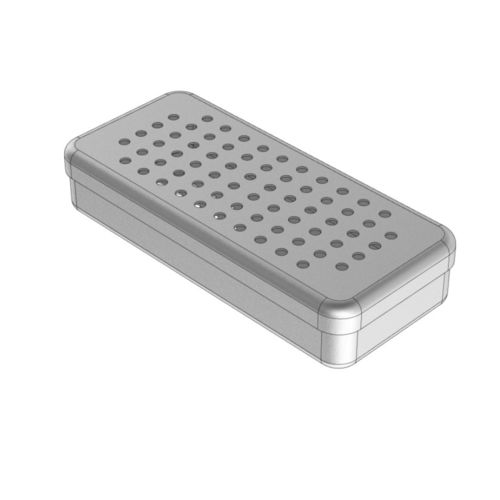牙科器械消毒盒 - 184014 - NICHROMINOX - 带孔 / 阳极氧化铝