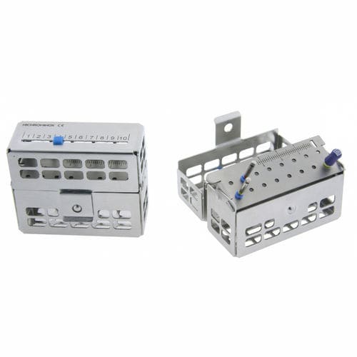 牙科器械消毒柜 - 182251 - NICHROMINOX - 带孔 / 不锈钢