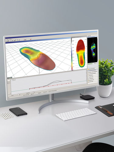 医用软件 - easyCad® - Sensor Medica - 矫正鞋垫设计 / CAD / CAM