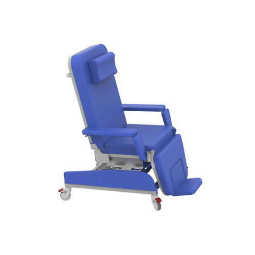 手动血液透析床 - PY-YD-CS - Nanning Passion Medical Equipment - 3分区式 / 带滑轮 / 带脚托