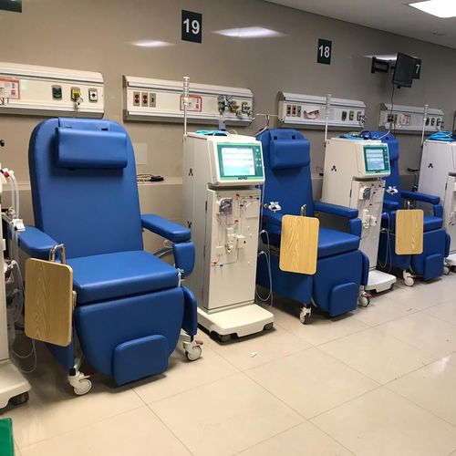 手动血液透析床 - PY-YS - Nanning Passion Medical Equipment - 3分区式 / 带滑轮 / 带脚托