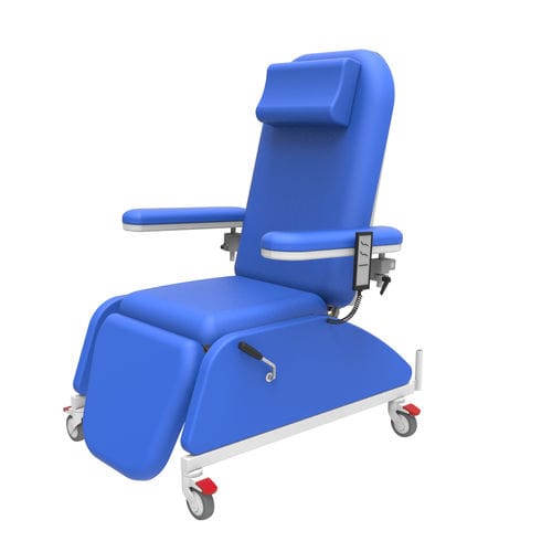 电动采血椅 - PY-YD-810 - Nanning Passion Medical Equipment - 3分区式 / 带滑轮