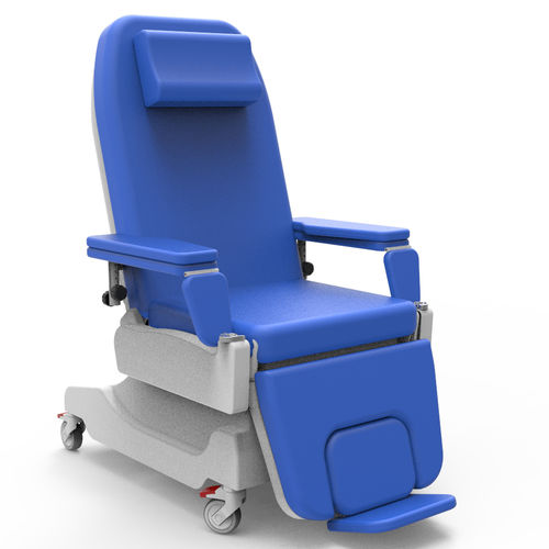 电动血液透析床 - PY-YD-310 - Nanning Passion Medical Equipment - 3分区式 / 带滑轮 / 可调高度