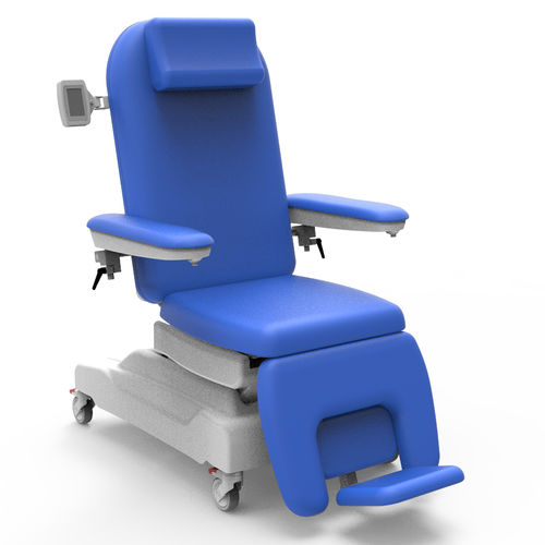 电动血液透析床 - PY-YD-340 - Nanning Passion Medical Equipment - 3分区式 / 化疗 / 带滑轮
