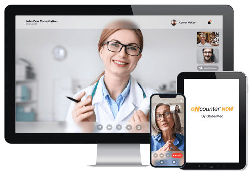 远程医疗健康系统软件 - eNcounter®NOW - GlobalMed - 医用 / 病人信息管理 / 文档管理