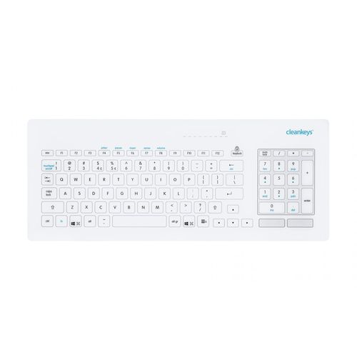 带触摸板键盘 - CK5 Cleankeys® - GETT Gerätetechnik - 带指针设备 / 玻璃 / USB