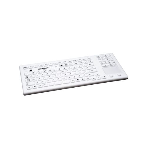 带数字键区医用键盘 - InduProof® Smart Touch - GETT Gerätetechnik - 带触摸板 / 带指针设备 / 带国际钥匙布局