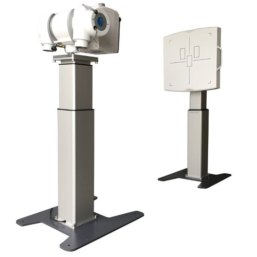 数字放射成像系统 - IDETEC MEDICAL IMAGING - 用于胸腔放射造影 / 不带检查台 / 带落地式滤线器