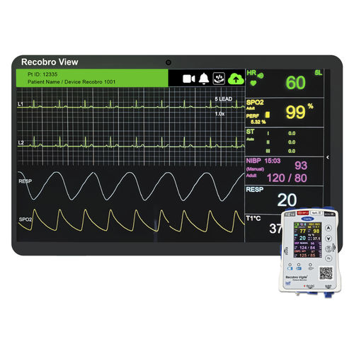 便携式病人监护仪 - RecobroView  - Clarity Medical - 紧凑型 / ECG / TEMP