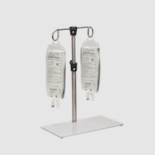 检查台输液架 - TABLETOPIVSTAND - HK Surgical - 2 个钩子 / 铝制