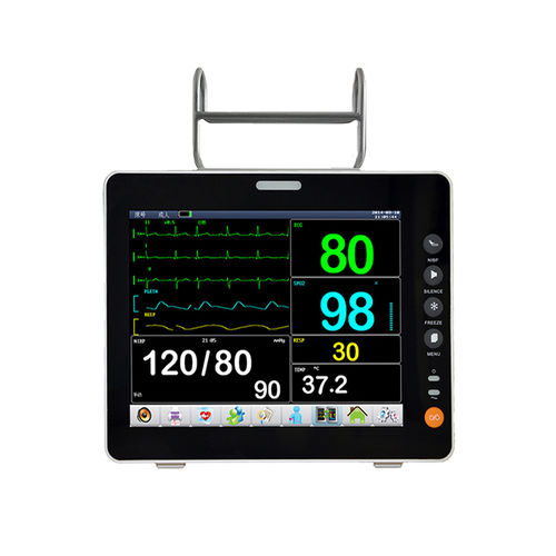 台式病人监护仪 - JR2000B - SHANXI JERRY MEDICAL - ECG / TEMP / 心跳频率