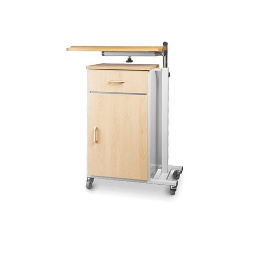 带滑轮床头柜 - 10.ME.1820 - JMS Healthcare Furniture - 组合衣柜 / 带抽屉 / 带集成床头柜