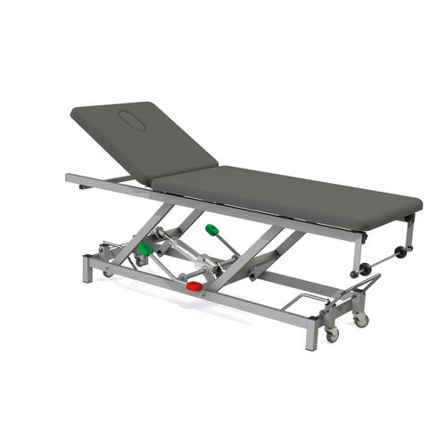 液压检查床 - 10.DV.1684.1 - JMS Healthcare Furniture - 可调高度 / 椅背可调 / 带滑轮