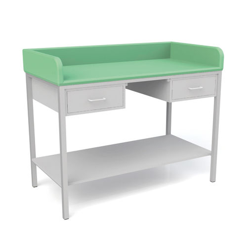 儿科检查床 - 10.ME.1870 - JMS Healthcare Furniture - 手动 / 高度固定 / 带收纳