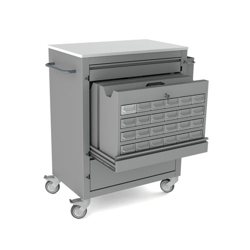 医用推车 - 10.CR.1586 - JMS Healthcare Furniture - 用于药物 / 存储 / 金属