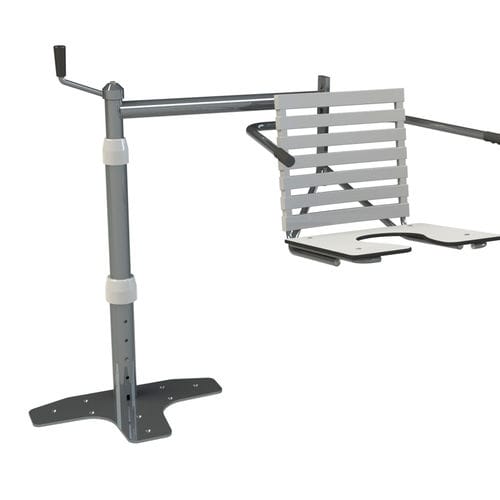带扶手淋浴座椅 - 10.CD.1305 - JMS Healthcare Furniture - 带便孔 / 带椅背 / 悬挂式