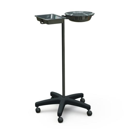 双托盘盆架 - 10.AD.1453 - JMS Healthcare Furniture - 脚轮 / 不锈钢