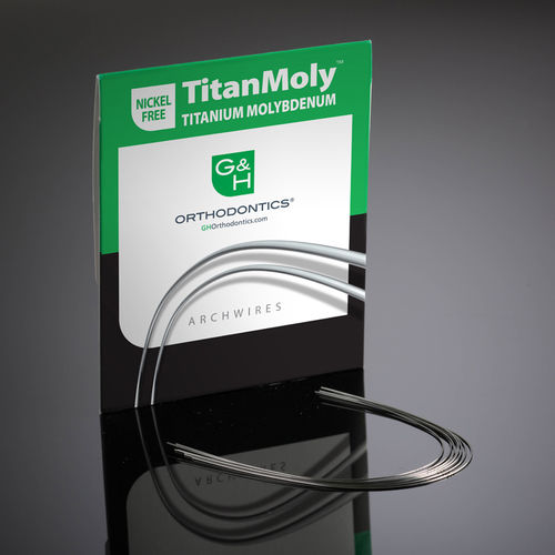 钛矫正线材 - TitanMoly™ series - G&H Orthodontics - 长方形 / 圆形