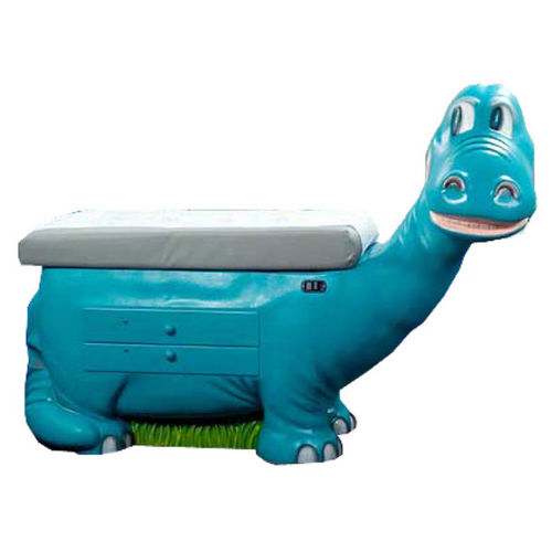 儿科检查床 - Zoopal Dinosaur  - PediaPals - 手动 / 高度固定 / 带收纳