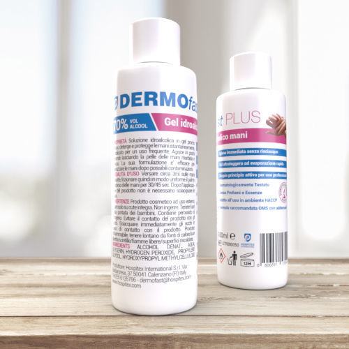 70%消毒洗手液 - DERMOfast PLUS 100 - Hospitex International - 5000mL / 250毫升