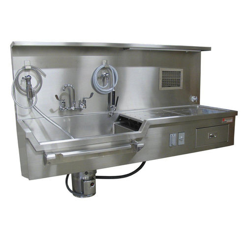 尸检水槽 - 1036-7 - Mortech Manufacturing - 不锈钢 / 壁挂安装