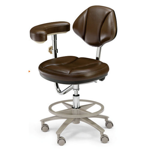 牙科凳子 - GD-DTS09 - Foshan Gladent Medical Instrument Co.,Ltd - 可调高度 / 带扶手 / 带椅背