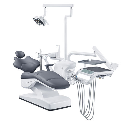 带电动椅牙科治疗设备 - GD-800  - Foshan Gladent Medical Instrument Co.,Ltd - 具有活动头枕 / 带监护仪 / 带卫生系统