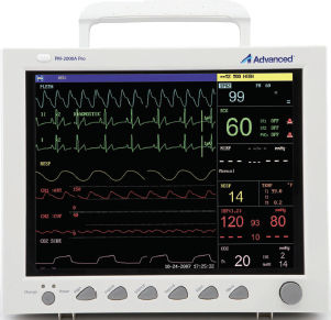 便携式病人监护仪 - PM-2000A PRO - Advanced Instrumentations/安达望 - 紧凑型 / ECG / RESP