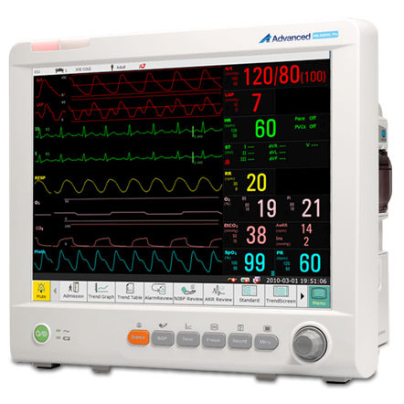 紧凑型多参数监护仪 - PM-2000XL Pro - Advanced Instrumentations - ECG / RESP / SpO2