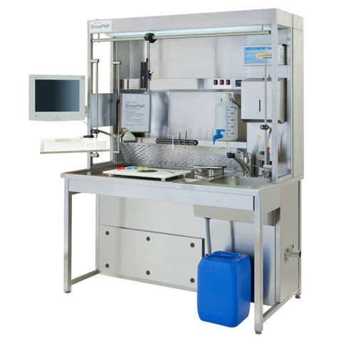 肉眼检查实验室工作站 - GSU- V 1500 - Thalheimer Kuehlung - 用于样本制备 / 落地 / 配有下沉式通风设备