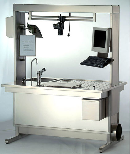 肉眼检查实验室工作站 - GSU-1500 I-H - Thalheimer Kuehlung - 用于样本制备 / 落地 / 配有下沉式通风设备