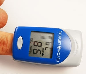 紧凑型脉搏血氧仪 - PC-60A - Devon Medical Products - 数字