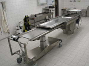 法医用尸检台 - MA-2002 - MEDIS Medical Technology - 固定 / 带滑轮