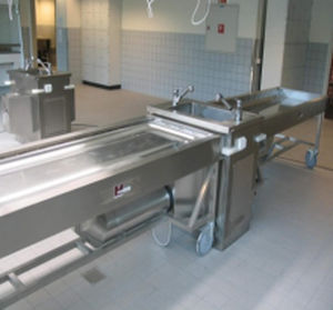 解剖台 - MA-2004 - MEDIS Medical Technology - 长方形 / 滑轮 / 对接