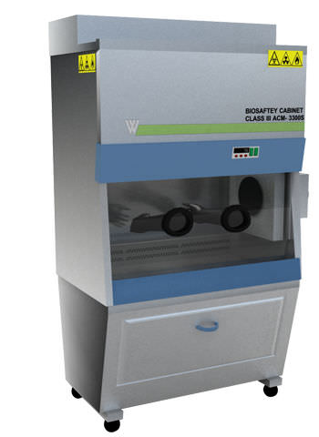 III级微生物安全柜 - ACM-3300S - Acmas Technologies - 用于制药业 / 落地 / HEPA过滤器