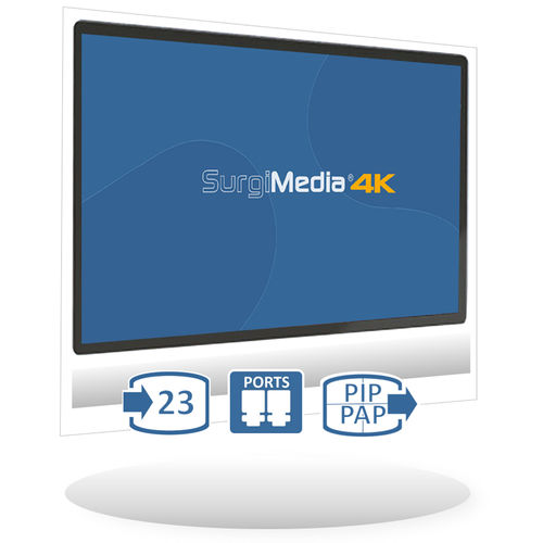 可视化管理系统 - XXL 4K-IPE 50 - SURGIMEDIA / ISIS - DICOM文件 / PACS（医学影像系统） / 视频